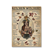 Load image into Gallery viewer, Kitchen Witchery Canvas Wall Pictures
