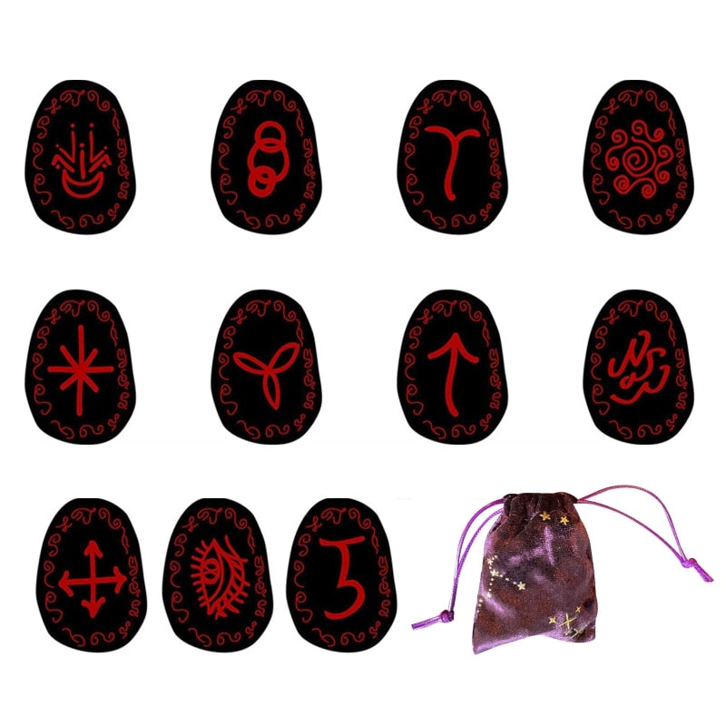 13Pcs Healing Witch Runes Set